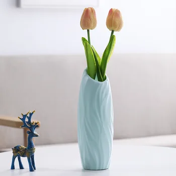 Origami Vazos Šiuolaikinės Dekoratyvinės Vazos Augalų Stiklo Imitacija Keramikos Vazonas Krepšelis Stalo Augalų Namų Puošybai Gėlių