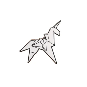 Origami Vienaragis Blade runner Pin Ženklelis