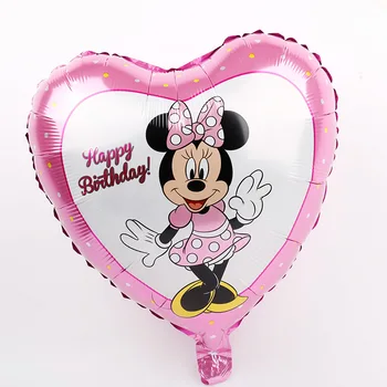 Originali Mickey Mouse Balionas Minnie Mouse Dekoracijos Namų Vaikų Gimtadienio Dekoracijos Vaikams