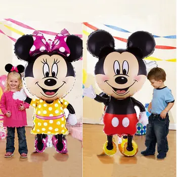 Originali Mickey Mouse Balionas Minnie Mouse Dekoracijos Namų Vaikų Gimtadienio Dekoracijos Vaikams