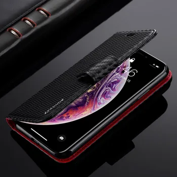 Originali Odinis Telefono dėklas skirtas IPhone 11 Pro Xs Max Xr X 7 8 Plius 6 6s 5 SE 2020 m. 12 Mini Pro Apversti Magnetinių Piniginės Silikono Padengti