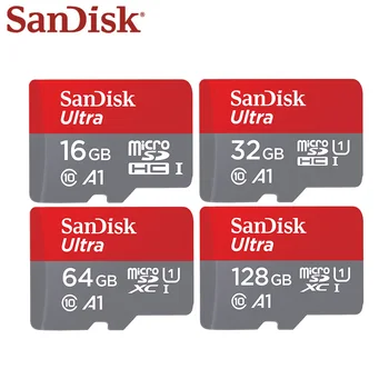 Originalios SanDisk atminties kortelė 8GB 16GB 32GB micro sd kortele 64GB 128GB 200GB tarjeta microsd 32 GB, 256 GB 400GB mini TF kortelė