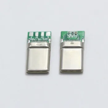 Originalus 2Set USB 3.1 Tipas-C C Tipo Kištukas Suvirinimo Tipas dvipusis kištukas 