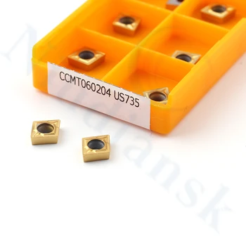 Originalus aukštos kokybės Karbido įterpti CCMT060204 VP15TF UE6020 US735 Vidaus Tekinimo Įrankis CNC tekinimo įrankiai