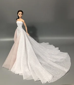 Originalus barbie, suknelė barbie lėlės drabužiai vestuvinė suknelė kokybės prekių sijonas mados princesė suknelė lėlės priedai