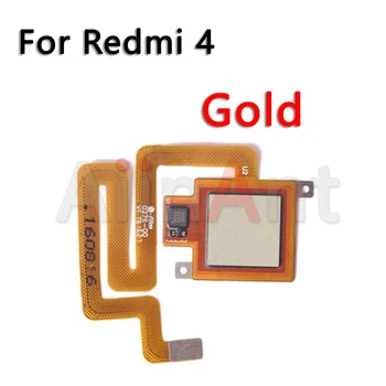 Originalus Home Mygtuką Atgal Touch ID pirštų Atspaudų Jutiklis Flex Kabelis Xiaomi Redmi 4 Pastaba 4x Pasaulio Pro Prime Plius