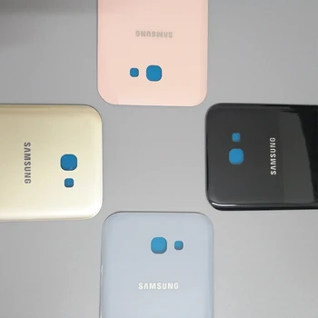 Originalus Samsung Galaxy A5 2017 A520 A520F Atgal Baterija Atveju 3D Stiklas, Korpuso Dangtelis, Skirtas 