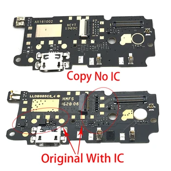 Originalus USB Įkrovimo lizdas Valdybos Flex Kabelio Jungtis Dalys Xiaomi Redmi 5A Pastaba 4X 4 5 7 4X Pro Mic Mikrofonas Modulis