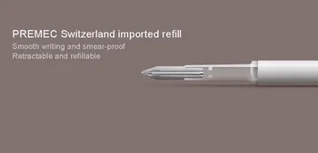 Originalus Xiaomi Mijia Pasirašyti Pen 9.5 mm Patvarus Pasirašymo Rašikliai Japonija Rašalo Premec Sklandžiai PREMEC Šveicarija Juoda Papildymo MiKuni
