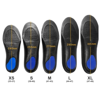 Orthotic Didelės Paramos Vidpadžiai Gelio Padas 3D Paramos Vienodo Kojų Moterims / Vyrams ortopedijos Koja Unisex Sporto Vidpadis