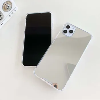 Ottwn Mados Makiažo Veidrodėliai Telefono dėklas Skirtas iPhone 11 Pro Max X XR XS Max 7 8 Plus SE 2020 Kietas atsparus smūgiams Minkštos TPU Galinį Dangtelį