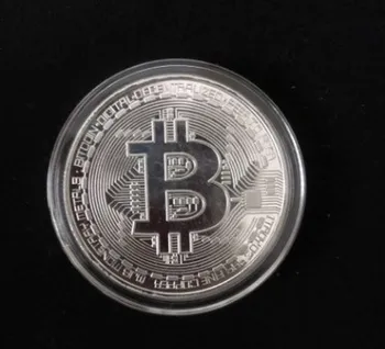 Paauksuoti Fizinio Bitcoins Auksą, Padengtą Bitcoin Moneta, Kolekcines Meno Kolekcija Dovanų Fizinio atminimo Casascius Tiek BTC