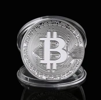 Paauksuoti Fizinio Bitcoins Auksą, Padengtą Bitcoin Moneta, Kolekcines Meno Kolekcija Dovanų Fizinio atminimo Casascius Tiek BTC