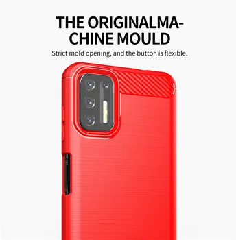Padengti Motorola Moto G9 Plus Atveju, atsparus smūgiams Telefoną Atveju Moto Vieną Sintezės G 5G G9 Plius Žaisti Padengti Flex Bamperis Patvarus Shell