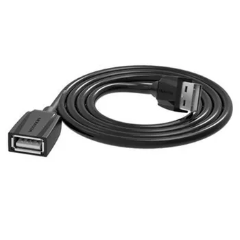 Paj USB 2.0 Extension Cable Duomenų Vyrų ir Moterų Kabelis Extender 1m/1.5 m/2m/3m/5m Telefono Įkrovimo Kompiuterio USB2.0 Išplėtimo