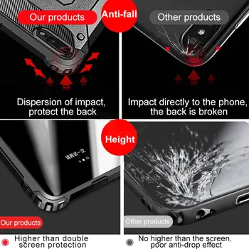 Patikima Poveikio Hibridas, Kietas, atsparus smūgiams Šarvai Telefono dėklas skirtas iPhone 12 Mini Pro 11 Max XR X XS 8 7 6s 6 Plius Sunku Galinį Dangtelį Coque