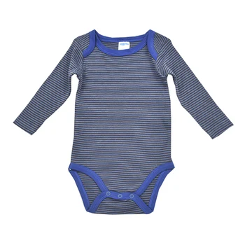 Pavasarį, rudenį kūdikių drabužiai ilgomis rankovėmis berniukui, mergina bodysuit naujagimių Dryžuotas Rompers Apranga Atsitiktinis Unisex