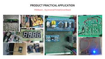 PCB dvipusis 5x7 4x6 3x7 2x8 Prototipą PCB Universal Print spausdintinių plokščių PCB litavimo lenta Protoboard Už Arduino 