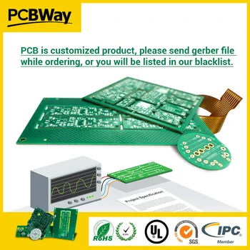PCB Prototipų PCB Gamyba Gamintojas Spausdintinių Plokščių PCBWay,individualų kaina nėra realus,pls siųsti PCB failus,mokėti saitą