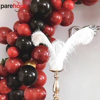 Pearl Ruby Raudona Balionas Vestuvių Dekoravimas Naujas Blizgus Metalo Lateksiniai Balionai 