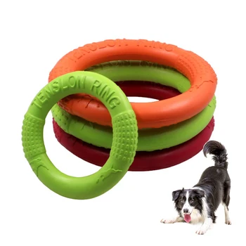 Pet Plaukioja Diskai Šunų Mokymo Žiedo Nuėmiklio Atsparus Bite Plūduriuojantis Žaisti Žaislas Šuniukas Lauko Interaktyvus Žaidimas Produktų Tiekimo Žaislas