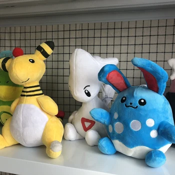 Pikachus Squirtle Bulbasaur Charmander pliušiniai žaislai Eevee Jigglypuff Lapras Snorlax Letena mašina lėlės Kalėdų dovanos vaikams