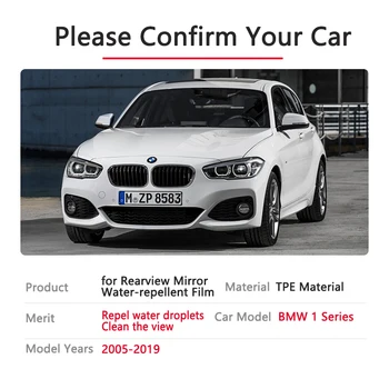 Pilnas draudimas Anti Rūko Rainproof Kino galinio vaizdo BMW 1 Serija E87 F20 F21 116i 118i 120i 125i 130i 2005 M~2019 Filmų Priedai