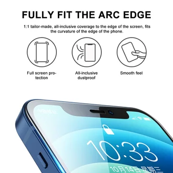 Pilnas draudimas Apsaugos Grūdintas Stiklas Iphone 12 11 pro max mini screen protector, Iphone X XS Max XR 6 7 8 plus SE 2020 m.
