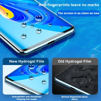 Pilnas draudimas Apsaugos Hidrogelio Filmas Xiaomi Ultra 10 8 9 10 Lite CC9 9T 10 Pastaba Pocophone F1 F2 Pro Screen Protector, Ne Stiklas