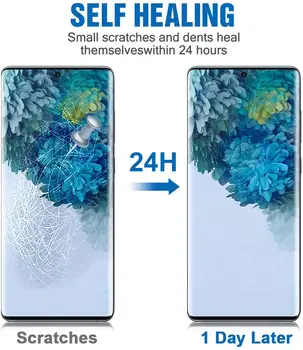 Pilnas draudimas Minkštas Hidrogelio Plėvelės Samsung Galaxy S20 Plus Ultra 5G 10 Pastaba Pro Screen Protector S9 S10 E S10+ Ne Grūdintas Stiklas