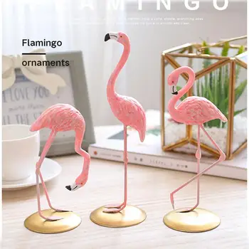 Pink Flamingo Tortas Topper Atogrąžų Šalis, Vasaros Gėlių Mergaičių Gimtadienis, Vestuvės Deco 
