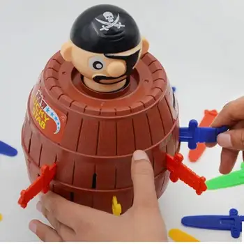 Piratų Kibirą Kardas Žaidimas 3D Puzzle Šalis Žaidimai Juokingas Žaislas Vaikams Piratai Žaidimas Išskleidimo Sudėtinga Barelį Plug