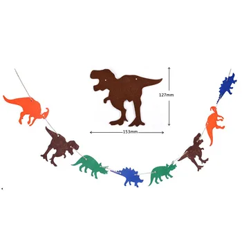 Pirmojo Gimtadienio Dinozaurų Tematikos Reklama Su Gimtadieniu Dinozaurų Girliandą Fags Baby Shower Gimtadienio Dekoracijos Vaikams