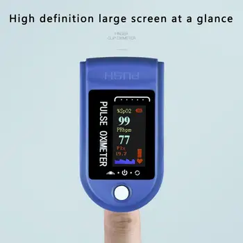 Piršto Pulse Oximeter Piršto Įrašą Širdies Pulse Oximeter Širdies ritmo Soties Stebi pirštą pulse oximeter LED OLED