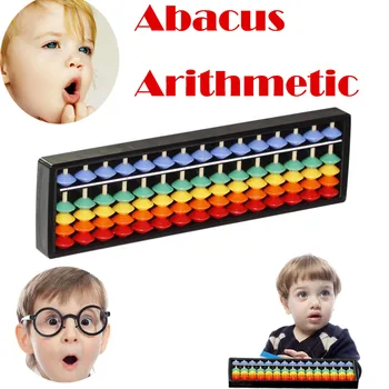 Plastikiniai Abacus Juostos Spalvingų Karoliukų Aritmetinis Soroban Vaikams, Matematikos Skaičiavimo Priemones, Žaislų Kinijos Abacus Žaislai Švietimo Abacus