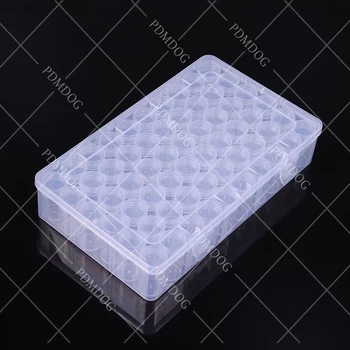 Plastikiniai Diamond Tapyba Priedai 60 Butelių Langelis Konteinerio Laikymo Dėžutė Diamant Tapybos Turėtojas Diamond Mozaika, Siuvinėjimas