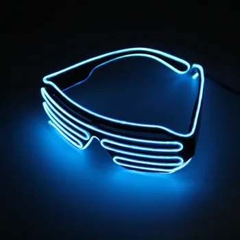 Plastikiniai LED Akiniai Šviesos Atspalvių Mirksi Rave Vestuves vidaus ir Lauko Naktį parodos ir Veikla Kalėdų Decors