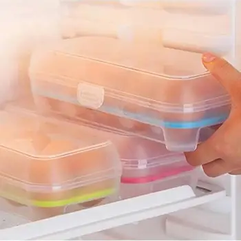 Plastikinių 10 Tinklai Kiaušinių Talpinimo Šaldytuve Patogus Saugojimo Dėžės, Kiaušinių Dėklo Maisto Konteineryje Virtuvės Dalykėlių