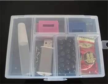 Plastikinių Papuošalų Dėžutės Plastikinė Įrankių Dėžė Reguliuojamas Amatų Organizatorius Saugojimo Karoliukų Apyrankės Papuošalai Dėžės, Pakuotė, Didmeninė