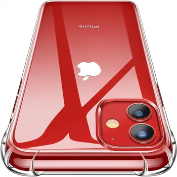 Prabanga atsparus smūgiams Crystal Clear Telefono dėklas Skirtas iPhone 11 Pro XS MAX X XR 7 8 6 6S Plus Skaidri Minkšta Silicio apsauginis Dangtis