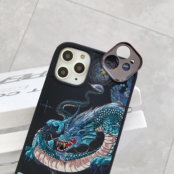 Prabanga Dragon Minkštas Telefono dėklas skirtas iPhone 11 Pro Max Apima, 