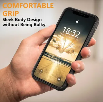 Prabanga Slim atsparus smūgiams Šarvai Telefono dėklas Skirtas iPhone 11 Pro XS Max X XR 7 8 6 S 6S Plius Hybrid Hard PC Dual Layer Apsauginis Dangtelis