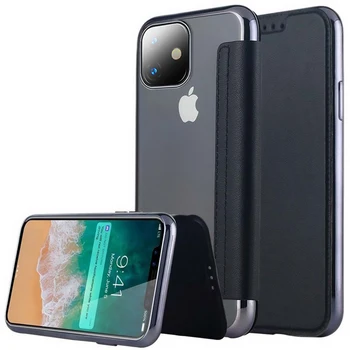 Prabanga Slim Knygos Odos TPU Piniginės Flip Telefonas Apsaugoti Case Cover For iPhone 5 5S SE 6 6S Plius 7 8 X Plus XR X XS Max 11 Pro Max