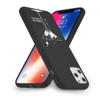 Prabanga Telefono dėklas Skirtas iPhone 11 X XS XR XS Max 8 7 6 6S 5 Plus Atveju Kalno viršūnėje Forest Lake Minkšto Silikono TPU Galinį Dangtelį Atvejais