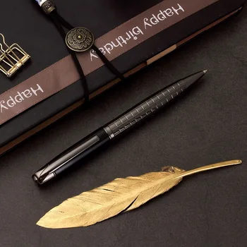 Prabangus metalinis tušinukas sukasi graviruotas apkalos tušinukas verslo reklamos dovanų rašiklį