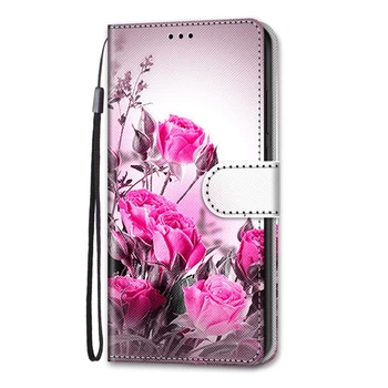 Prabangus Odinis Flip Case For Samsung Galaxy S6 S7 S8 S9 S10 S20 Plus Ultra S10E Piniginės Atvejais S10lite S10Plus S20Ultra Flip Cover
