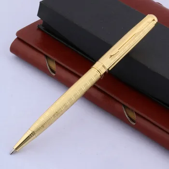 Prabangūs, Aukštos kokybės prekės dovana Tušinukas Linija Sidabro ar aukso gabalas Įrašą Metalo parašas vyrų rašalo rašiklis, Biuro Reikmenys