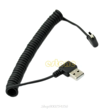 Praktiškai 90 Laipsnių kairysis Kampas USB 2.0 A Male į Kairę Kampas Mini B 5p Male Kabelio Jy27 20 Dropship