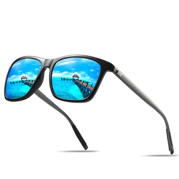 Prekės ženklo Dizainas Poliarizuoti Akiniai nuo saulės Vyrams Vairuotojo Atspalvių Vyrų Retro Vintage Saulės Akiniai Vyrų Spuare Veidrodis UV400 Oculos