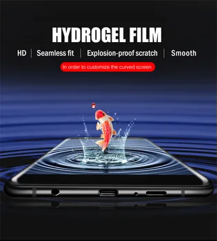 Priekiniai Atgal Screen Protector For Samsung Galaxy S20 Ultra S10 S10e S9 10 Pastaba Lite Plus 9 8 A50 Hidrogelio Kino Silikono Pilnas Draudimas